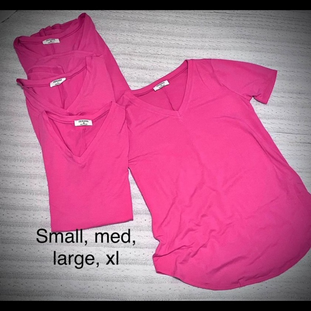 Brand new zenana pink shirt